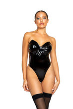 Load image into Gallery viewer, Amara High-Cut Vinyl Bodysuit
