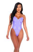 Load image into Gallery viewer, Amara High-Cut Vinyl Bodysuit
