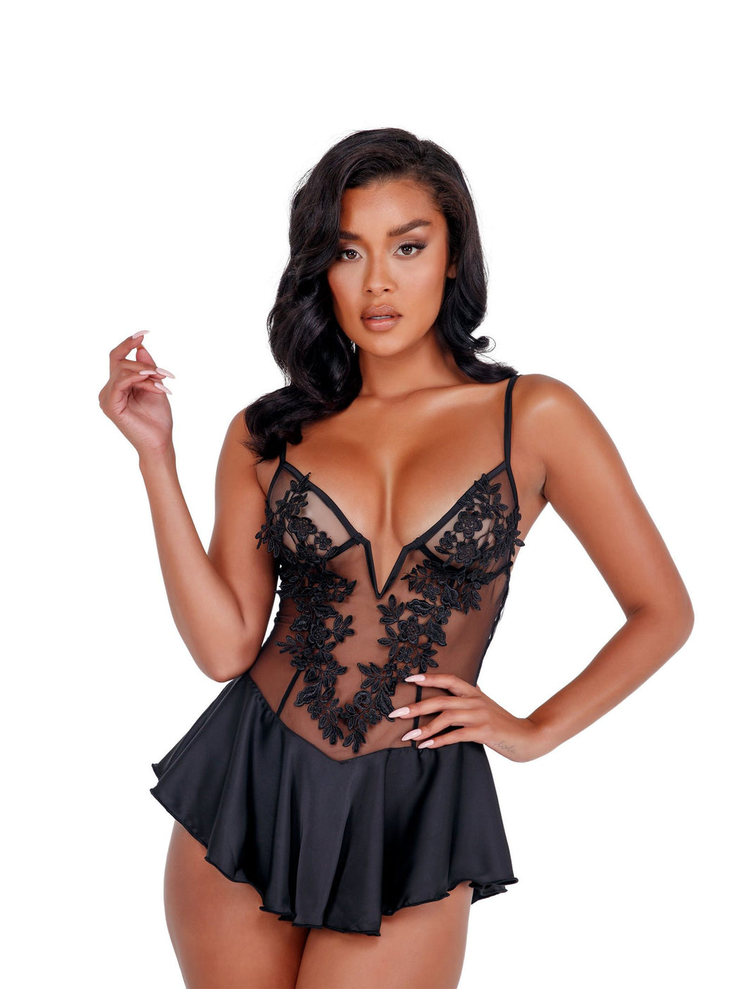 Tamara 1pc Floral Babydoll