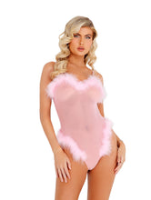 Load image into Gallery viewer, Sheer Marabou Teddy
